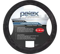 Petex 433110804 Design 1108 Lenkradbezug Schwarz 36-38cm, M