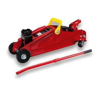 Rangierwagenheber hydraulisch 2Tonnen Tragkraft Hubhöhe 135-340mm in rot | PETEX