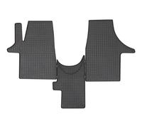 PETEX 68510 Gummimatten für passend für T5 ab 37742 / T6 ab 42156 Führerhaus 2-Sitzer Fußmatten schwarz 3-teilig