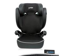 PETEX Auto-Kindersitz mit ISOFIX - Basic Plus i-Size Norm nach ECE R129 für Kinder von ca. 100-150 cm, höhenverstellbarer Kinderautositz in schwarz, 1 Stück