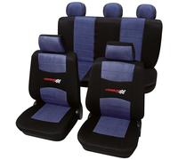 Petex 33574805 Autositzbezüge Blau Schwarz