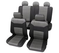 Petex 22574918 Dakar SAB 1 Vario Plus Sitzbezug 17teilig Polyester Grau, Schwarz