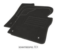 PETEX Autoteppich 2-teilig Rex graphit für Smart 11279902
