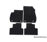 PETEX Fußmatte, Fußmattensatz velour - schwarz Fußmatte für RENAULT 117346704