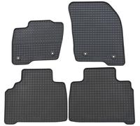 PETEX Fußmattensatz schwarz - vorbereitet für Befestigungssystem FORD 39510