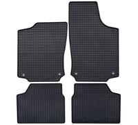 PETEX Fußmattensatz schwarz - vorbereitet für Befestigungssystem OPEL 52110