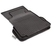 PETEX Gummimatten passend für 5er (E39) ab 1996-05/2003 Fußmatten schwarz 4-teilig, 16210, Satz 4-teilig