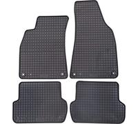 PETEX Gummimatten 13110 für Audi A4 11/2000–10/2007, A4 Avant 09/2001–04/2008 schwarz 4-teilig