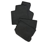 PETEX Gummimatten passend für Megane Coach ab 1995-10/2002 / Megane Cabrio ab 1999-12/2003 Fußmatten schwarz 4-teilig