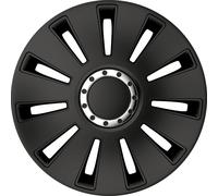 PETEX Satz 15 Zoll Silverstone schwarz Radblenden RB531615