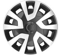 4 Stk. Radzierblende 15 Zoll Revo Van Bus Wohnmobil in schwarz / silber | PETEX