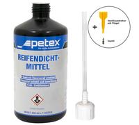 Reifendichtmittel 450ml & Einfülldeckel, Ventilausdreher, Ersatzventil von PETEX