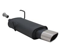 NOVUS Sportauspuff Gruppe N ESD 135 x 75mm Oval für Peugeot 206 + CC