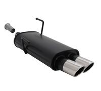 Novus Sportauspuff für Peugeot 206 2x76mm SR-Design