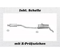 Peugeot Partner 2.0 HDI 66KW Bj.99-02 Auspuffanlage Auspuff Endtopf Schelle