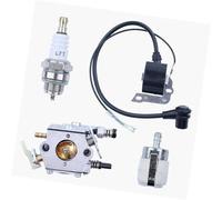 Pexorin Vergaser Zündspule Zündkerze Kit, for Husqvarna, 50 51 55, for Rancher, Kettensäge Rasenmäher-Zündkerze