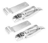 PGonline 2 Stück Exzenterverschluss Spannverschluss, Bordwandverschluss Anhänger mit Sicherung, Exzenterverschluss für PKW Anhänger Kipper, Spannverschluss groß(210mm), Anhänger Verschluss Zubehör