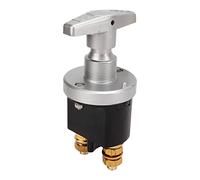 Phefop Batterie-Trennschalter, 12 V, 500 A, Robuster, Wasserdichter Batterie-Trennschalter mit Gehäuse aus Zinklegierung, für Auto, Boot, Wohnmobil, LKW, Yacht, Technikfahrzeug