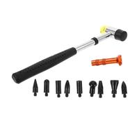 PHENOFICE Dellen Reparaturset mit Nylon Dellenreparaturstift und Gummihammer für Lackschadenfreie Autoreparatur und Karosseriepflege