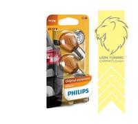 Philips Amber Vision Blinkerbirnen BAU15S orange