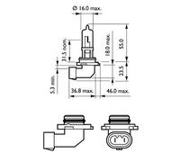PHILIPS Glühlampe 9005prc1 für JAGUAR BMW ALFA ROMEO VAG