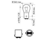 Philips 48159773 Auto-Glühbirne P21/5W 21 W Halogen