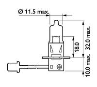 PHILIPS Glühlampe, Fernscheinwerfer 13336mdbvs2 für Volvo (CHANGAN) Iveco DAF Ford MAN HYUNDAI RENAULT Mercedes