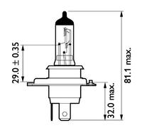 PHILIPS Glühlampe, Fernscheinwerfer 13342mdbvs2 für Volvo DAF Fiat MAN RENAULT HYUNDAI Mercedes