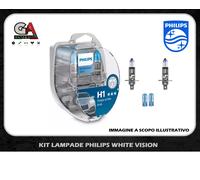 PHILIPS h1 White Vision 12v 55w + 2 W5W Leuchten Beleuchtung Lage 12258WVUSM