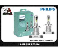 PHILIPS h4 LED X-Treme Ultinon 6200K +160% 12V 11342ULWX2