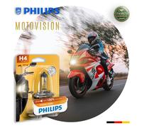PHILIPS H4 MotoVision 12V 60/55W P43t 12342PRBW Motorrad & ATV Lampe StVZO 1 St.
