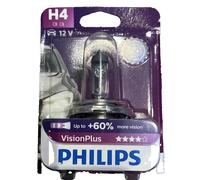 Philips H4 VisionPlus 12V 60/55W - Scheinwerferlampe Autolicht 12342 VPB1 NEU