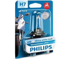 Philips H7 WhiteVision Ultra Moto 12972WVUBW