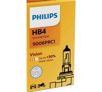 Philips HB4 9006PRB1 Vision bis zu 30% mehr Licht als Standard Scheiwerferlampe