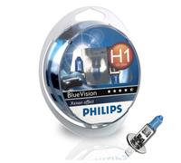 Philips KFZ Scheinwerferlampe Blue Vision H1 12V 55W P14,5S