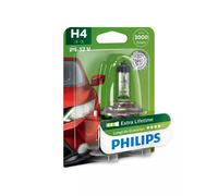 Philips LongLife EcoVision H4 Halogen 60/55W 12V Autolampen Glühlampen