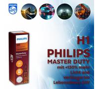 PHILIPS MASTER DUTY 24V LKW Lampen H1 R2 H3 H4 H7 H11 robuste Premium Birnen