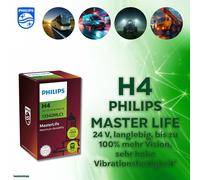 PHILIPS MASTER LIFE 24V LKW Lampen H1 H3 H4 H7 H11 langlebig Premium Birne