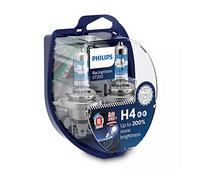 Philips Racing Vision GT200 H4 P43t-38 12 V 60/55 W + 200 % Licht Racing Effekt Auto Motorrad SUV Furgo Camper 4 x 4 Lampen