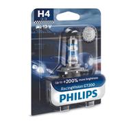 Philips Philips, Autolampe, Halogen Leuchtmittel Scheinwerferlampe H4 Racing GT200 (H4)