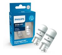 Philips Ultinon Pro6000 W5W T10 LED-Fahrzeugbeleuchtung mit Straßenzulassung, 6.000K, modellspezifische Zulassung als Standlicht/Parklicht/Positionslicht, universell einsetzbar im Fahrzeuginnenraum