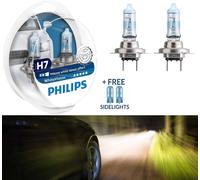 Philips WhiteVision 3700K H7 55W Zwei Glühbirnen Kopf Licht Niedrig Beam Stecker