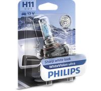 Philips White Vision Ultra H11 Halogenlampe, 1 Stück