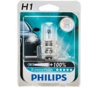 Philips X-tremeVision Lampentyp: H1 Packung mit: 1 Fahrzeugscheinwerferlampe