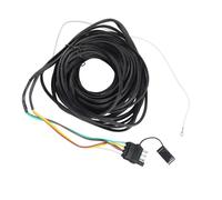 Piceioep 26Ft 4-Wege-5-Draht Anhänger Kabelbaum Set Mit Y Stecker Geflochtener Nylonbeschichtung Für Marine Pferde ATV Anhänger