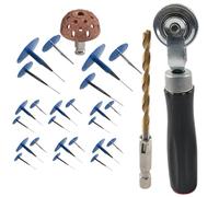 Pilz-Nagelstiefel-Set - 24 + 3 Teile Kfz-Reifen-Reparaturstopfen | Automatische Reparatur von schlauchlosen Reifenpannen | Pilzreifenstopfen, Reifenreparaturwerkzeuge für PKW, LKW, Motorräder, Busse