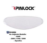 Pinlock Anti-Beschlag Scheibe für SHARK Helme Ridill, S600, S700, S900, Openline