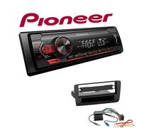 Pioneer 1-DIN Autoradio USB AUX Android Einbauset für Audi A1 und Sportback