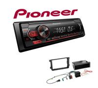 Pioneer 1-DIN Autoradio USB AUX Android Einbauset für Skoda Yeti 5L ab 2009