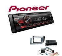Pioneer 1-DIN Autoradio USB AUX Android Set für Seat Exeo anthrazit ohne Canbus